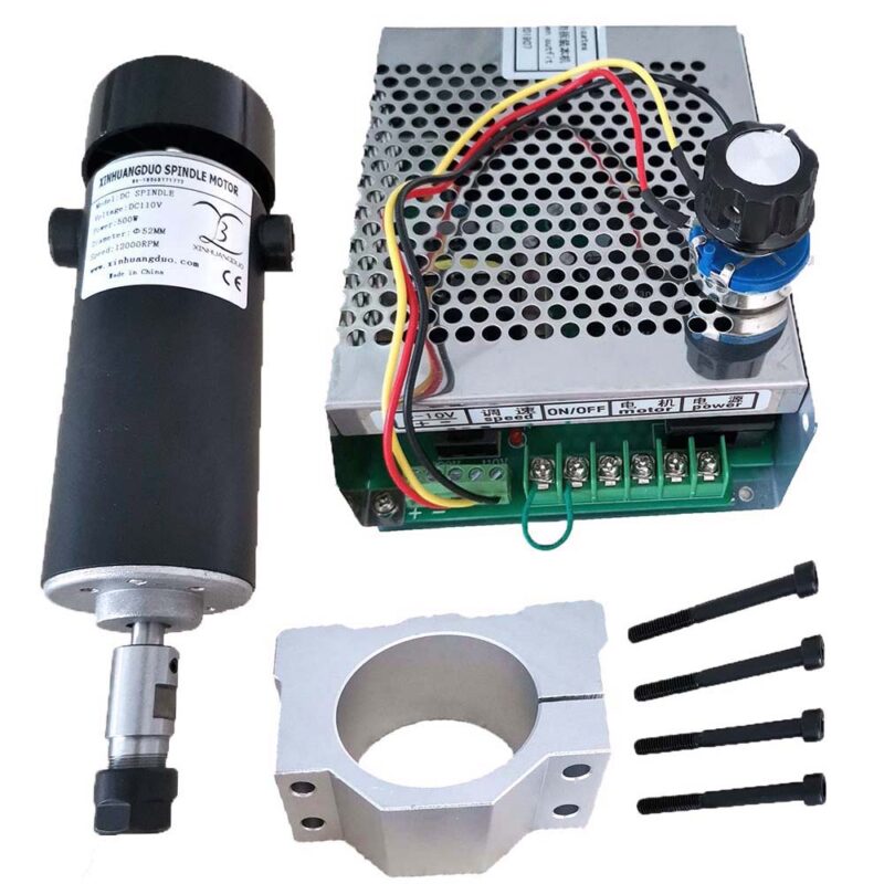 Bộ Spindle CNC 500W-ER16-12.000RPM-110VDC