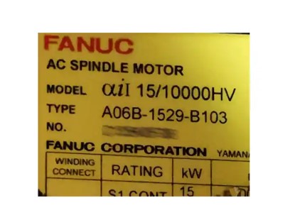 A06B-1529-B103 Đã Thử Nghiệm Động Cơ Trục Xoay Chiều Fanuc