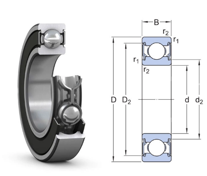 61804-2RS1 SKF