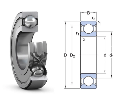 6017-2Z SKF