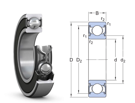 6007-2RS1/C3 SKF