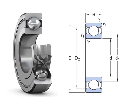 6313-2Z/C4 SKF