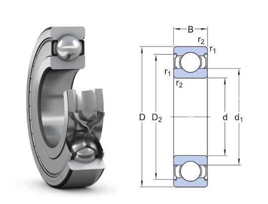 6212-2Z/C4 SKF