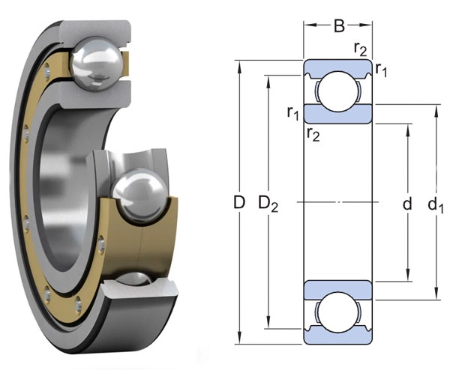 6324 M/C3 SKF